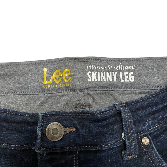 Lee Skinny Leg Women’s Jeans Modern Series Dark Blue Denim - Picture 4 of 10